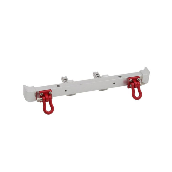 1/12 Metal Rear Bumper for MN128 RC Car – Heavy-Duty Upgrade (Silver / Black) | India