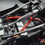 Metal Upper Links Kit for FMS 1/18 FCX18 LC80 RC Crawler Upgrade