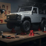 Mini Jack Stands Functional (Set of 2) – 1:10 / 1:18 / 1:24 Scale Garage Accessory (ABS Material)