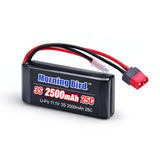 Morning Bird 3S 2500mAh 25C LiPo Battery (11.1V) with Deans Plug for RC Cars & Trucks