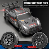 Whoosh RC Drift Car 1/16 Nissan GT-R R35 NISMO GT3 – 30KM/H 4WD Drift Car with LED Lights (India)