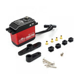 OMG 25KG Metal Gear Waterproof Digital Servo (Red) – High Torque Steering Servo for 1/10 RC Cars