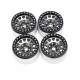 1.9 Inch Red Spider Premium Silver & Black Beadlock Wheels for 1/10 RC Crawler | India