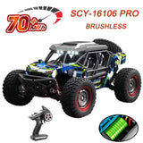 SUCHIYU SCY 16106 PRO 1/16 RC Car – Adventurer Pro High-Speed 4WD Off-Road Truck India (Black)