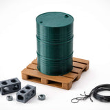 1/10 Scale Mini Oil Barrel Set – RC Crawler Accessories with Removable Lid | Color Options | India