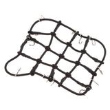 1/10 & 1/12 Scale RC Roof Rack Elastic Luggage Net with Hooks (Black)