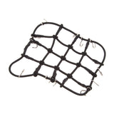 1/10 & 1/12 Scale RC Roof Rack Elastic Luggage Net with Hooks (Black)