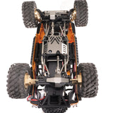 Stainless Steel Chassis Armor Skid Plate Guard for MJX Hyper Go 1/12 H12Y, H12P, H12Y+ RC Car – CNC Precision Upgrade
