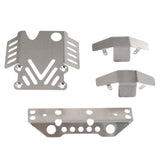 Stainless Steel Chassis Armor Skid Plate Guard for MJX Hyper Go 1/12 H12Y, H12P, H12Y+ RC Car – CNC Precision Upgrade