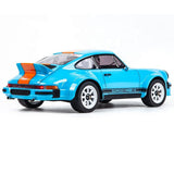 Traction Hobby Porsche 934 RC Rally Car – 1/6 Scale 4×4 Brushless RC Rally & Drift Car – Gulf Blue Rally Edition
