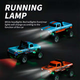 Trasped 1:64 Scale Mini Monster RC Truck – Remote Control Car with Lights, Alloy Build, Adjustable Speed & Steering