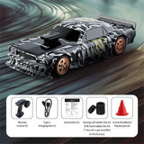 JIABAILE 1:43 Hoonigan Style Ford Mustang RC Desktop Drift Car with Gyro – 4WD Mini High-Speed RTR (India)