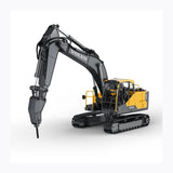 Volvo RC Excavator 1:16 (E568-003 Updated) – Metal Gear Digger with Interchangeable Tools | India