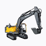 Volvo RC Excavator 1:16 (E568-003 Updated) – Metal Gear Digger with Interchangeable Tools | India