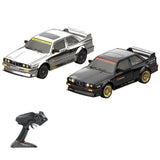 WHOOSH DC162A BMW E30 RTR 1/16 4WD Drift RC Car with ESP Gyro – 50km/h High Speed Racing Car (Black/Silver)
