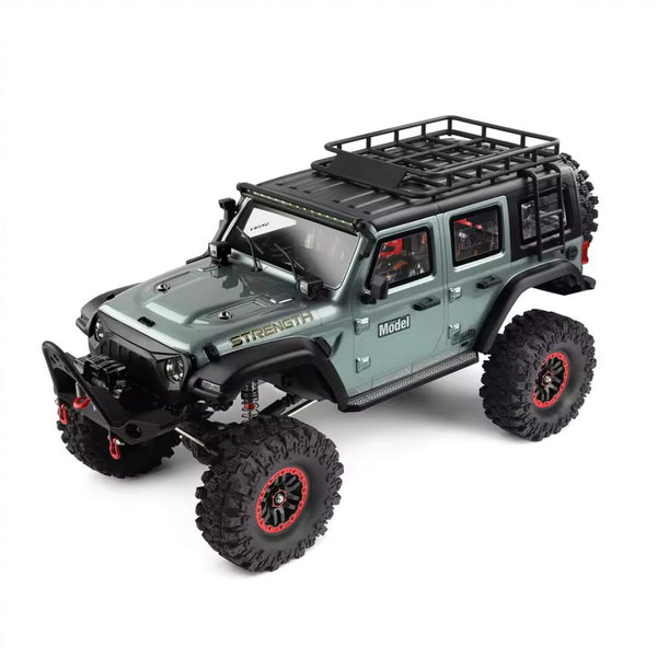 WLtoys 104006 1/10 4WD RC Rock Crawler RTR with Digital Display Remote, Differential Locks & 2-Speed Gearbox