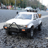 WPL D64 1/16 Scale RC Toyota Hilux-Style Crawler Truck – 4×4 Off-Road Pick-Up Car (White)