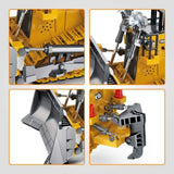 YIGONG BC1045 RC Bulldozer – 1/20 Scale 9CH Remote Control Construction Tractor