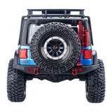 YIKONG YK4082 V3 1/8 Scale Jeep Rubicon 4WD RC Rock Crawler RTR with LED Light System | India (Blue)