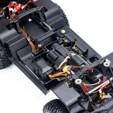 YIKONG YK4082 V3 1/8 Scale Jeep Rubicon 4WD RC Rock Crawler RTR with LED Light System | India (Blue)