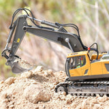 Yigong BC1043 RC Excavator – 1/18 Scale Construction Toy with Metal Shovel, Lights & Sounds (2.4GHz)