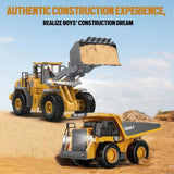Yigong BC1057 Wheel Loader RC – 1/20 Scale 9-Channel with Metal Shovel (2.4GHz)