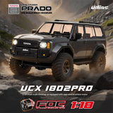 UDIRC UCX1802PRO Toyota Land Cruiser Prado 1/18 4WD Brushless RC Rock Crawler RTR with FOC Motor & 2-Speed Gearbox