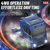 GLine Scania Truck YF3605 1/64 4WD Mini Drift RC Truck – RTR Desktop Drift Car with LED Lights & App Control