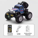1:64 Monster Off-Road RC Truck – 2.4GHz Mini Alloy Remote Control Big Wheel Climbing Truck