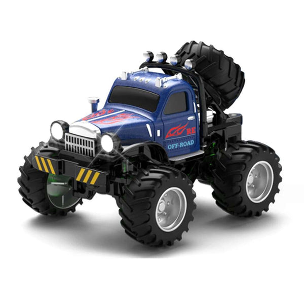 1:64 Monster Off-Road RC Truck – 2.4GHz Mini Alloy Remote Control Big Wheel Climbing Truck
